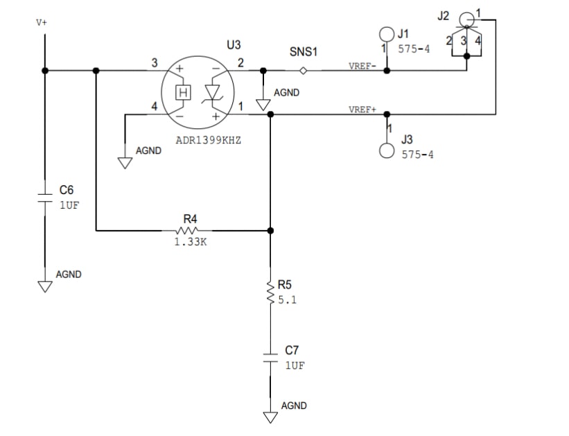 Schematic - Analog Devices Inc. ADR1399H-EBZ Evaluation Board